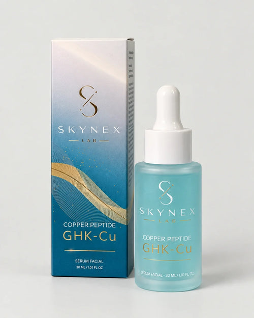 Sérum GHK-Cu — imagem de campanha SKYNEX LAB