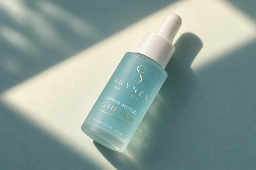 Sérum GHK-Cu — imagem de campanha SKYNEX LAB